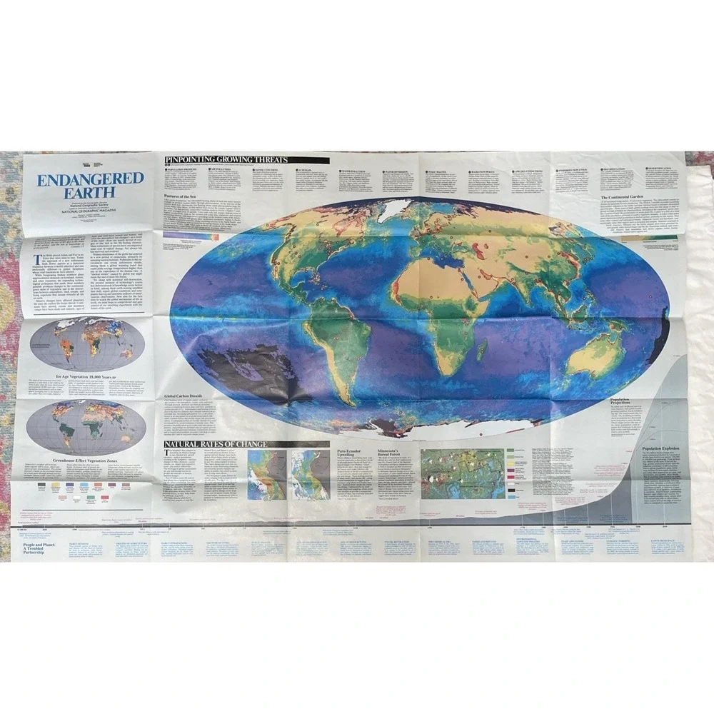 National Geographic Magazine - Hologram Cover December 1988 VOL: 174, NO 6 Good